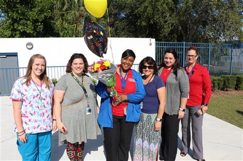 Pheleshia Shaw is recognized as Student Services Employee of the Year 